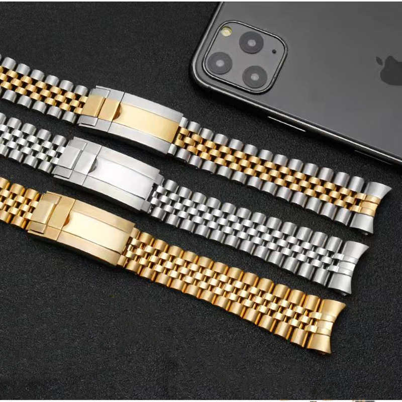 Correa de Reloj de Acero Inoxi - Solid Stainless Steel Watch Bracelet Jubilee reseña y precio
