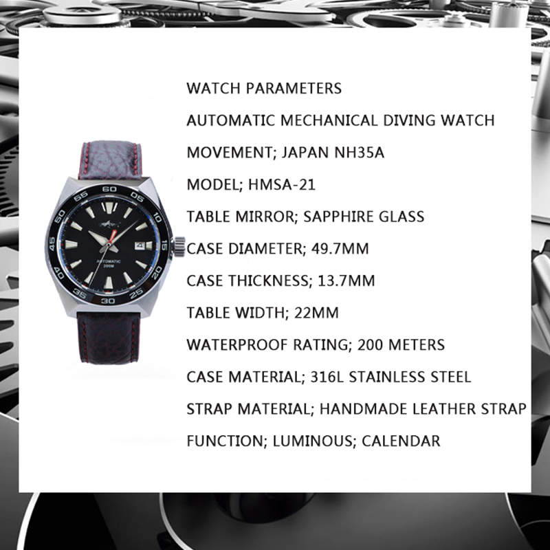 HEIMDALLR Monster-reloj de buc - Automatic Dive Watch 200M Nh35 Movement reseña y precio