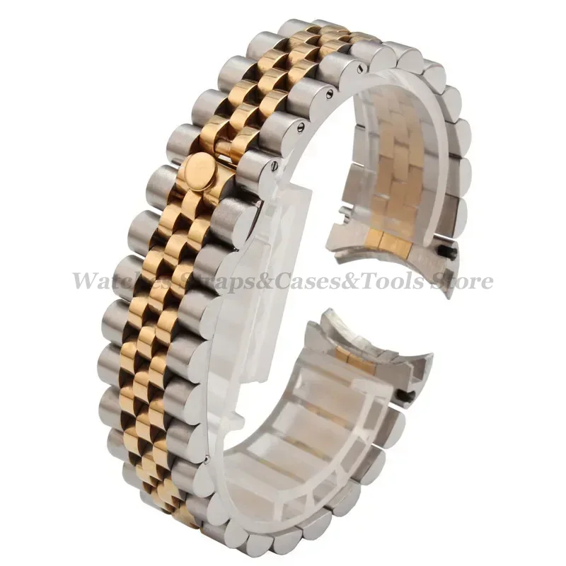 Correa de reloj de acero inoxi - Solid Stainless Steel Watch Bracelet Jubilee reseña y precio