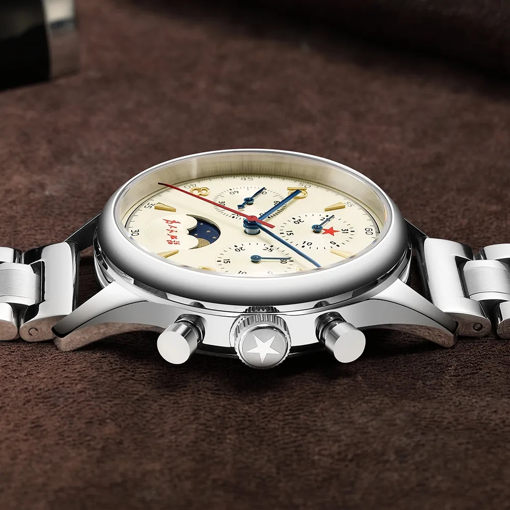 SEAKOSS 1963 cronógrafo zafiro - Chronograph Mechanical Watch Seagull 1963 reseña y precio