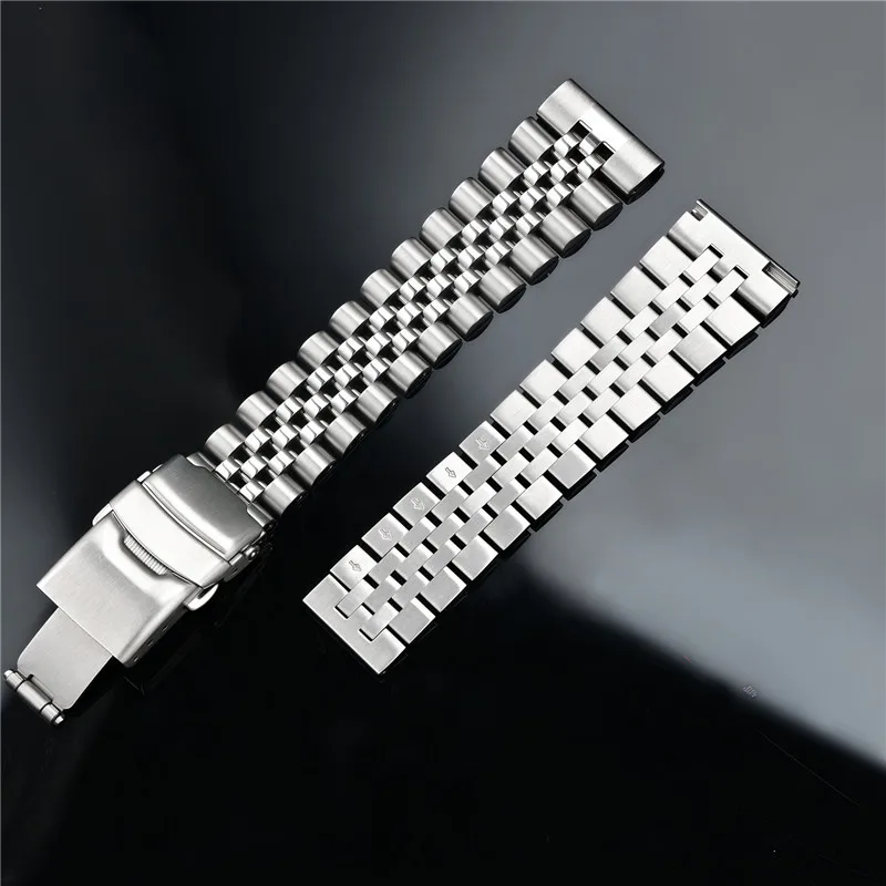 Correa de acero inoxidable sól - Solid Stainless Steel Watch Bracelet Jubilee reseña y precio