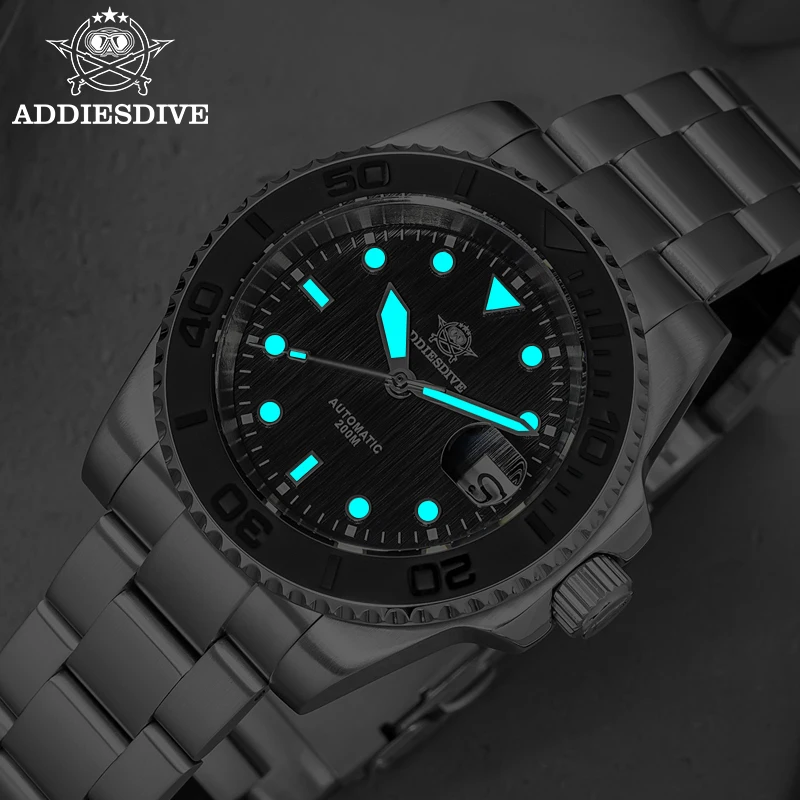 Reloj ADDIESDIVE AD2087 para h - Men Mechanical Watch Sapphire Crystal reseña y precio