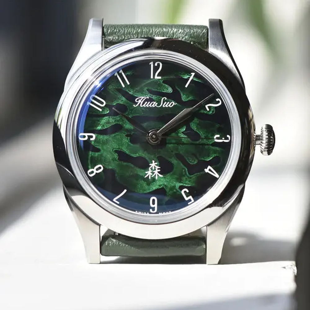 HUASUO 38mm esfera lacada PT50 - Sapphire Watch Crystal Double Domed reseña y precio