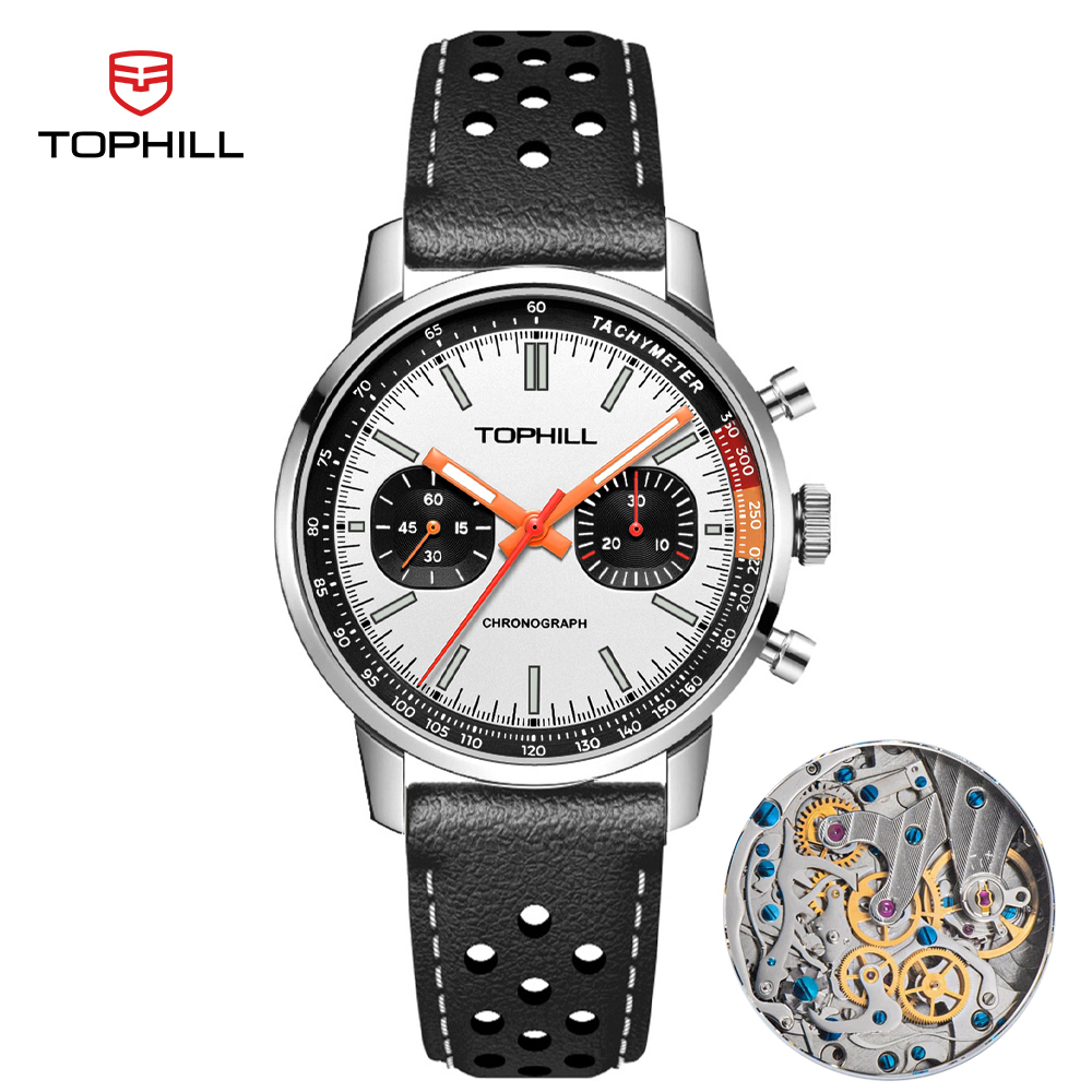 Reloj cronógrafo TOPHILL de 40 - Chronograph Mechanical Watch Seagull 1963 reseña y precio