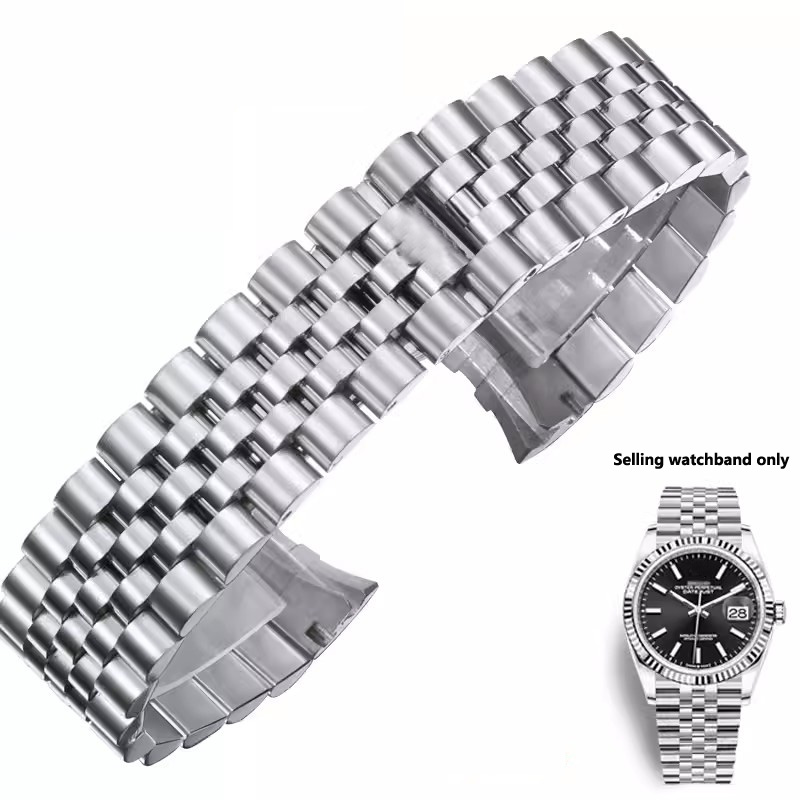 Pulsera de reloj de 20mm 316L, - Solid Stainless Steel Watch Bracelet Jubilee reseña y precio