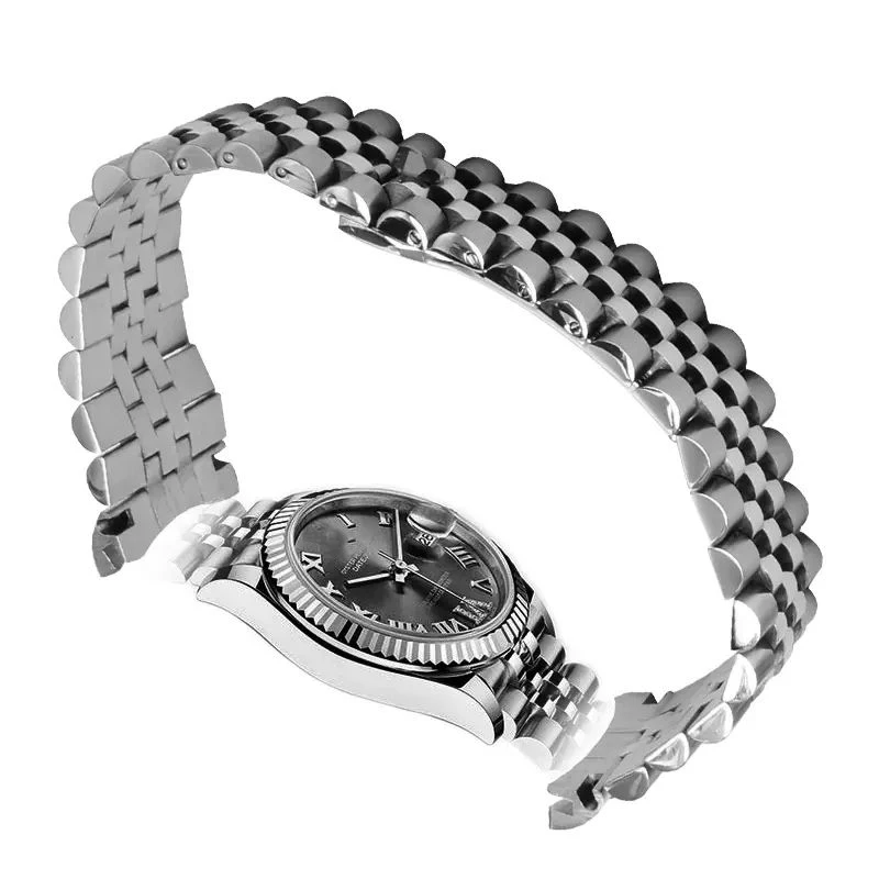 Pulsera de reloj de 20mm 316L, - Solid Stainless Steel Watch Bracelet Jubilee reseña y precio