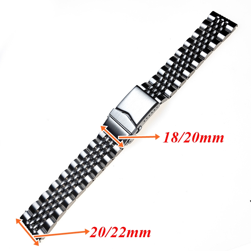 Correa de reloj de lujo de ace - Solid Stainless Steel Watch Bracelet Jubilee reseña y precio