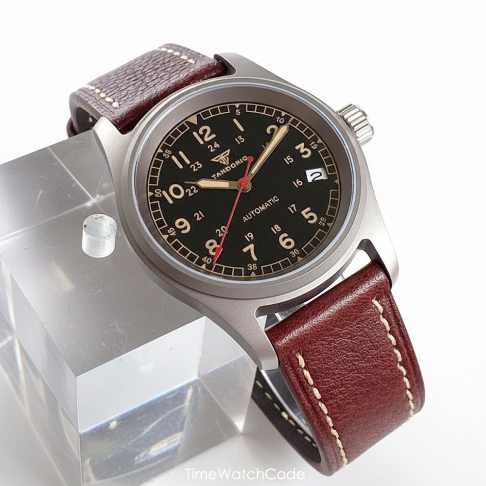 Reloj personalizado de titanio - Men Mechanical Watch Sapphire Crystal reseña y precio