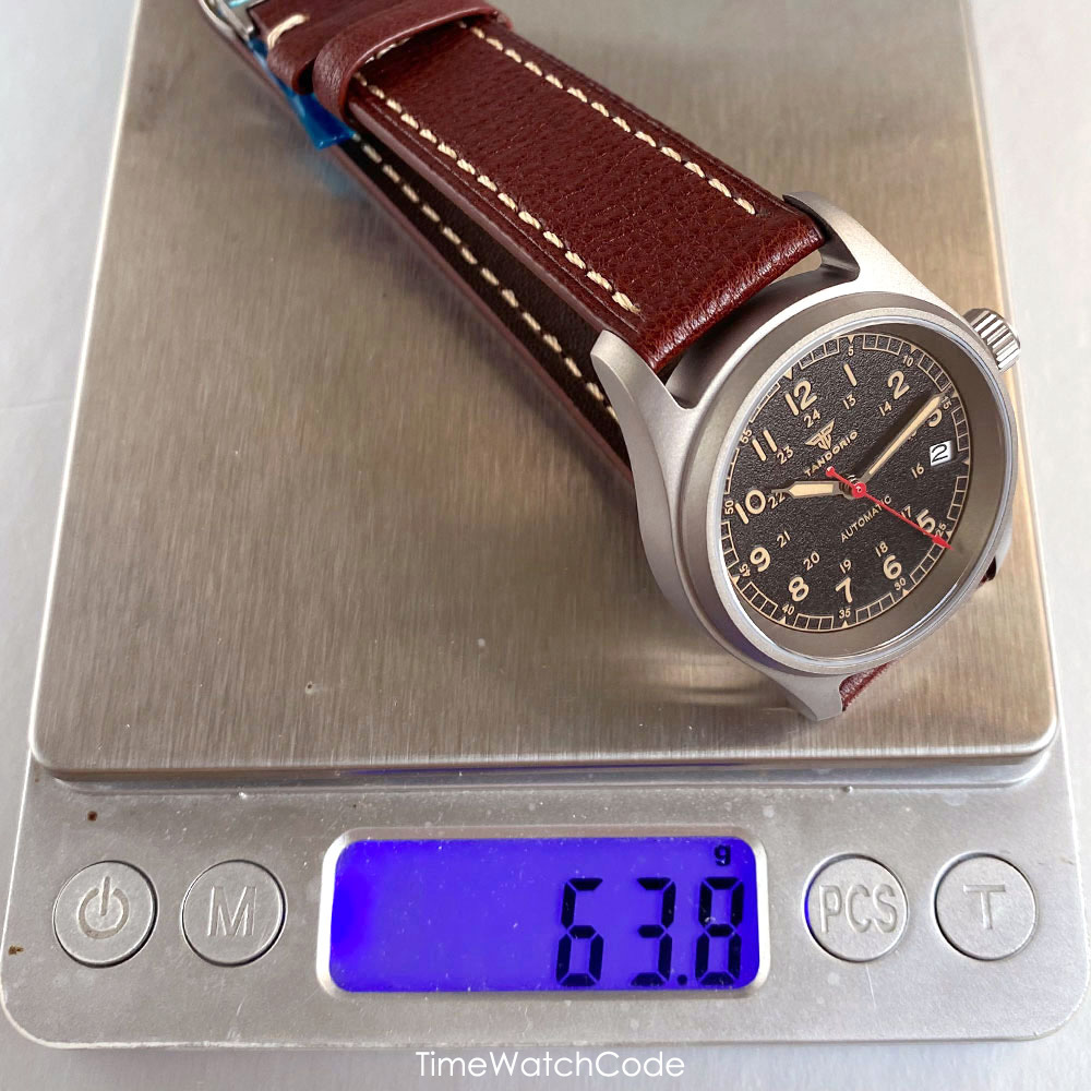 Reloj personalizado de titanio - Men Mechanical Watch Sapphire Crystal reseña y precio