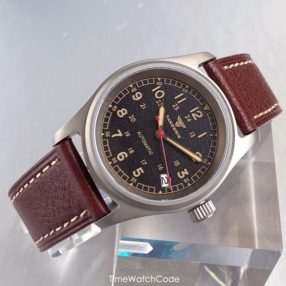 Reloj personalizado de titanio - Men Mechanical Watch Sapphire Crystal reseña y precio